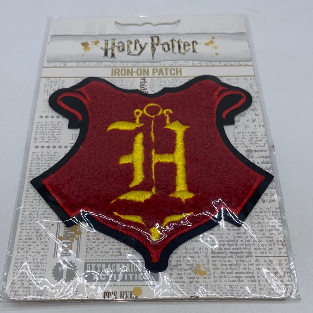 Harry Potter Warner Bros. Red and Yellow Iron-On Patch